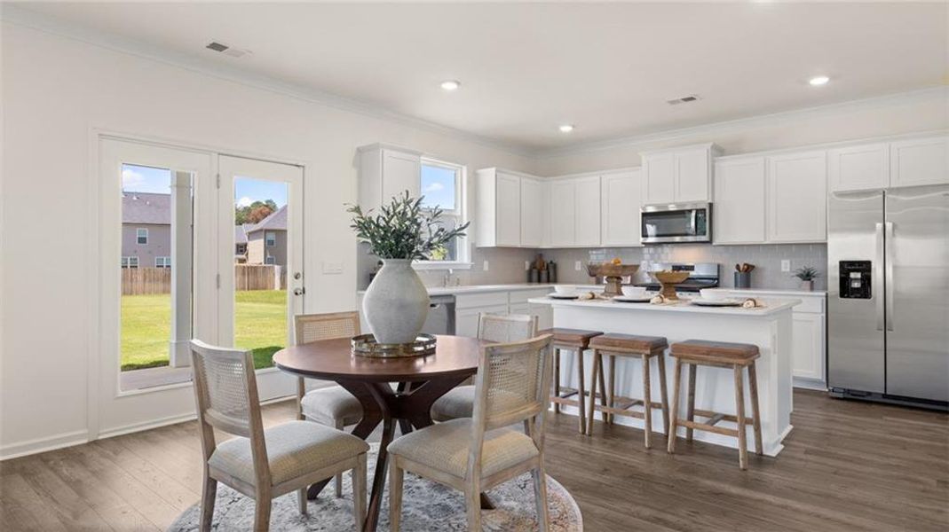 Furnished interior view inside a new home in Bridle Creek, Locust Grove (Image 10).