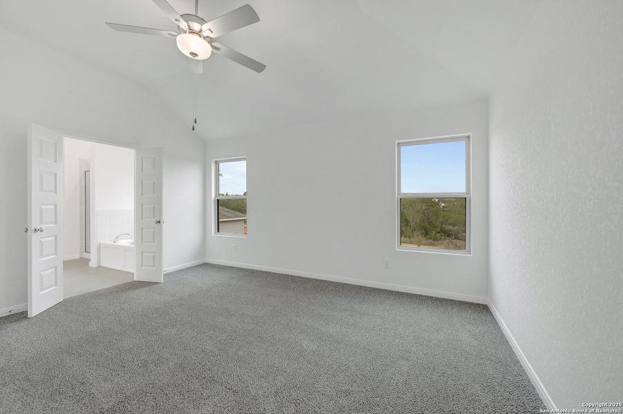 Spacious, unfurnished interior of a new home in Paloma Park, Converse (Image 48).
