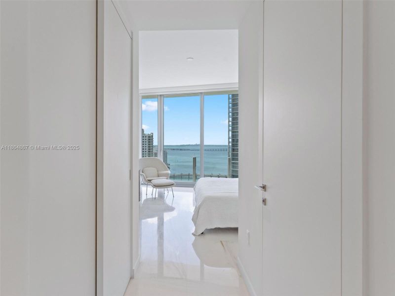 Furnished interior view inside a new home in , Miami (Image 10).