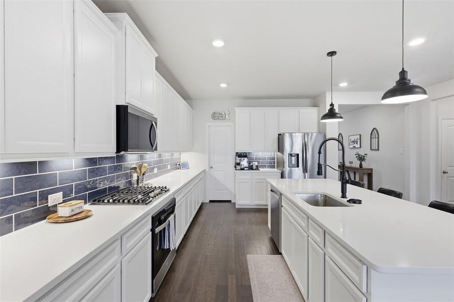 Furnished interior view inside a new home in , Denton (Image 17).