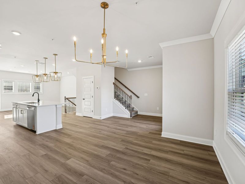 Spacious, unfurnished interior of a new home in Hemingway - Highland Series, Cumming (Image 12).