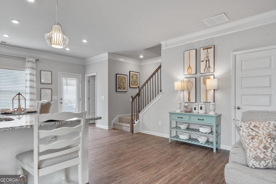 Furnished interior view inside a new home in Crescent Towns, Riverdale (Image 21).