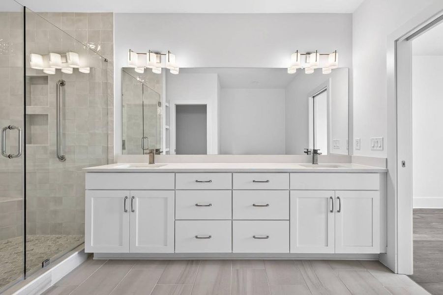 Furnished interior view inside a new home in , Decatur (Image 7).