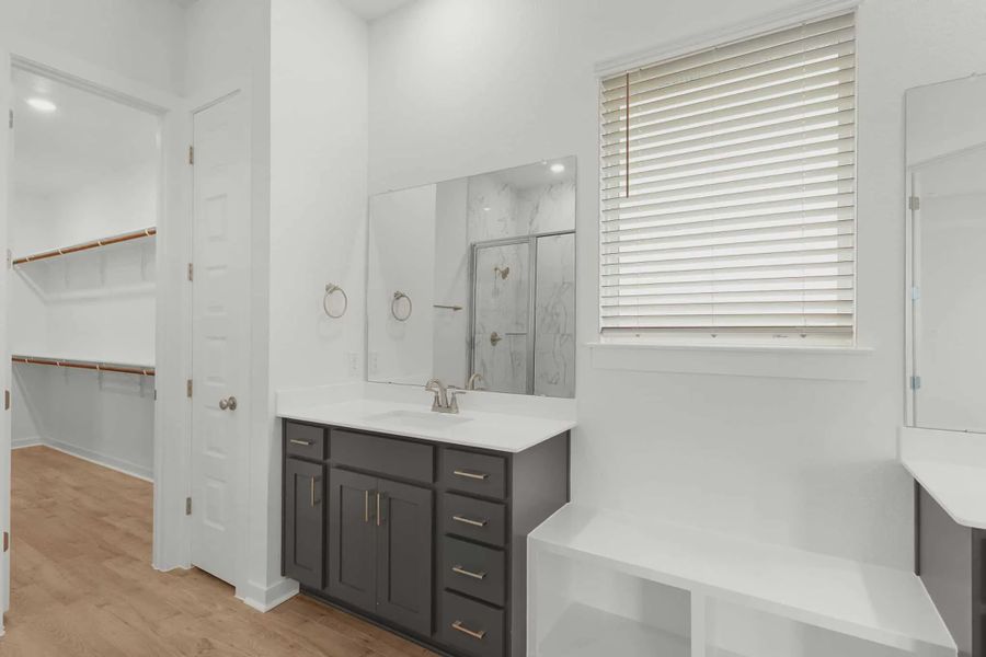 Furnished interior view inside a new home in The Grove at Blackhawk, Pflugerville (Image 5).