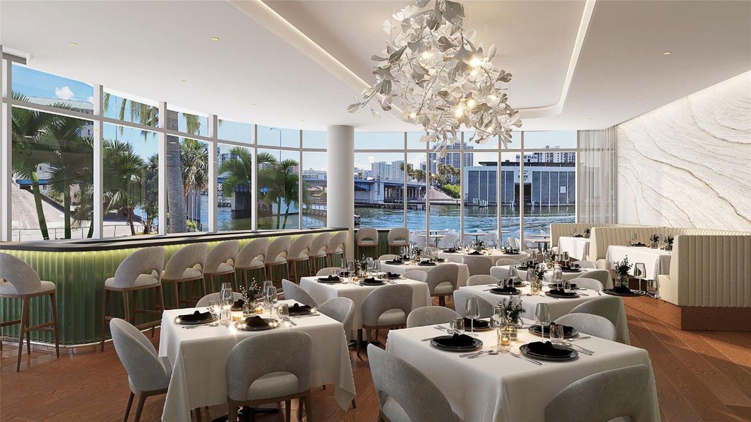 Artist's Rendering of restaurant