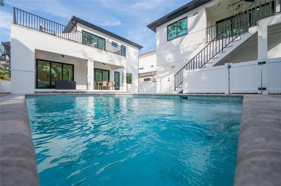 Exterior details and patio area of a home in , Sarasota (Image 37).
