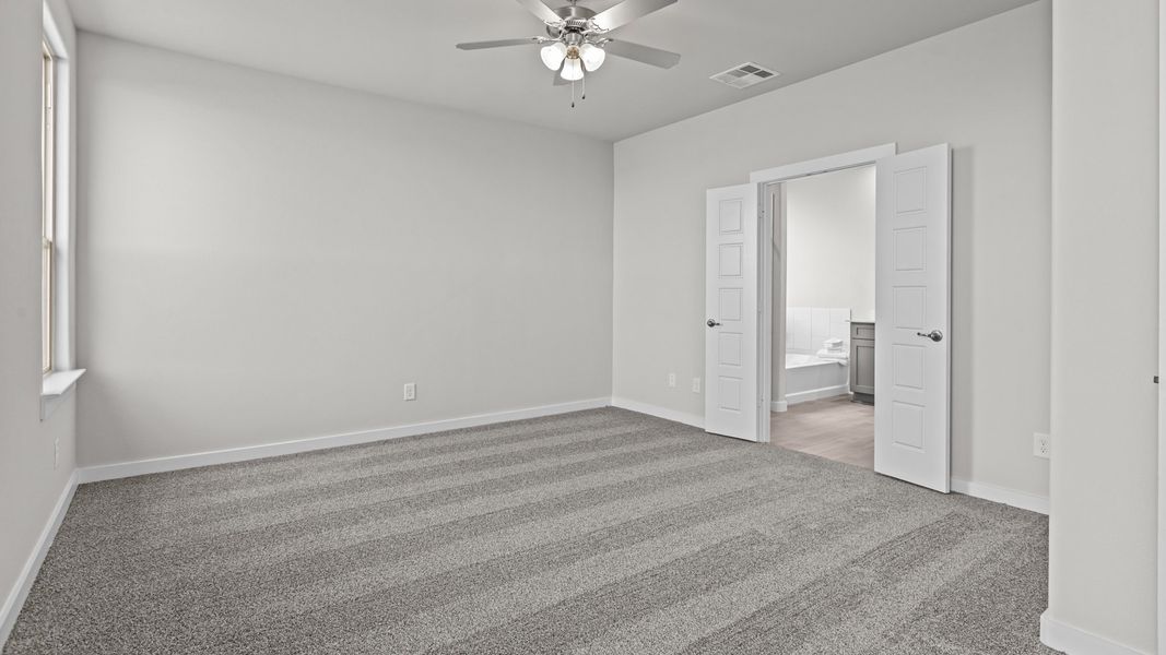 Representative unfurnished interior of a home built from the THE HOBBS by D.R. Horton in Northwest Passage, Midland (Image 15). Representative unfurnished interior of a home built from the THE HOBBS by D.R. Horton in Northwest Passage, Midland (Image 15).