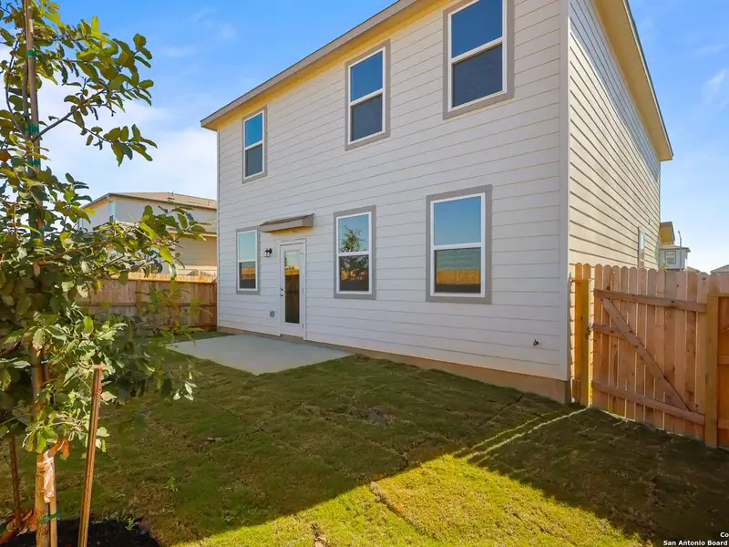 Exterior details and patio area of a home in Applewhite Meadows, San Antonio (Image 4). Exterior details and patio area of a home in Applewhite Meadows, San Antonio (Image 4).
