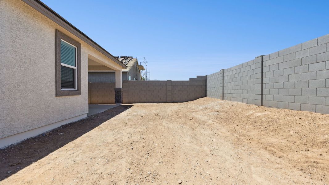 Exterior details and patio area of a home in Zanjero Pass, Waddell (Image 20).