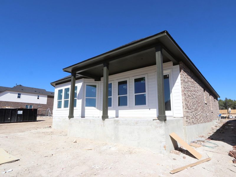 In-progress construction of a new home in Heritage, Dripping Springs, TX (Image 14). In-progress construction of a new home in Heritage, Dripping Springs, TX (Image 14).