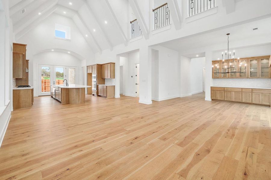Spacious, unfurnished interior of a new home in Parkside On The River, Georgetown (Image 22).