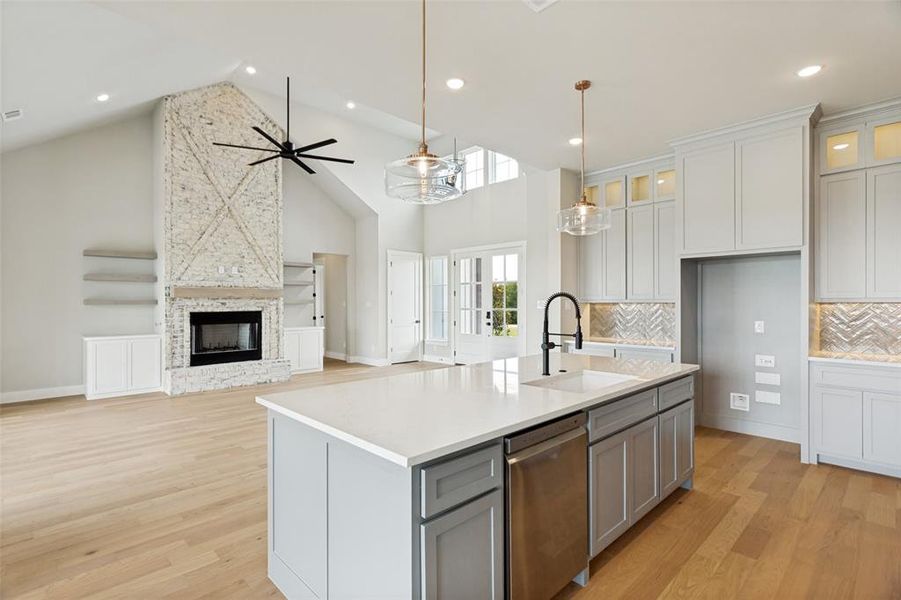 Furnished interior view inside a new home in , Weatherford (Image 5).