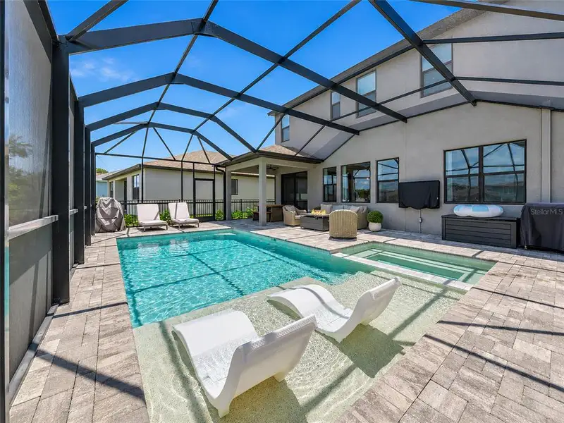 Exterior details and patio area of a home in , Parrish (Image 3).