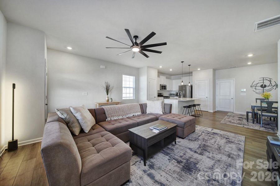 Furnished interior view inside a new home in Nolen Farm, Gastonia (Image 10).