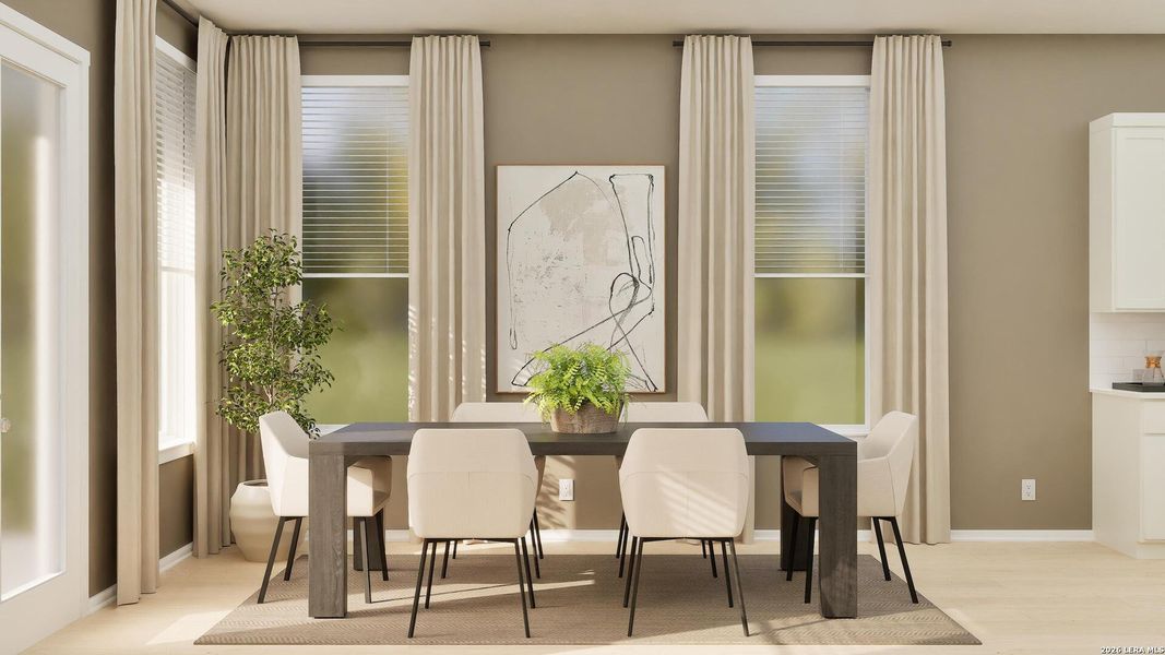 Furnished interior view inside a new home in Brookmill, San Antonio (Image 15). Furnished interior view inside a new home in Brookmill, San Antonio (Image 15).