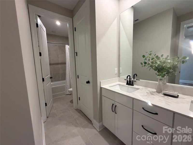 Furnished interior view inside a new home in The Townes at Wade Ardrey, Charlotte (Image 16).