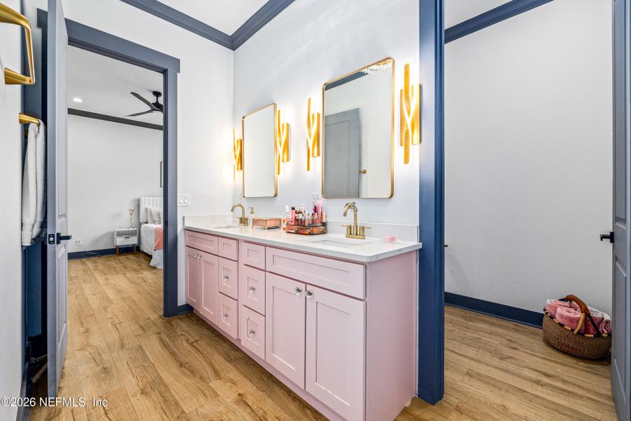 Furnished interior view inside a new home in , Jacksonville (Image 57). Furnished interior view inside a new home in , Jacksonville (Image 57).