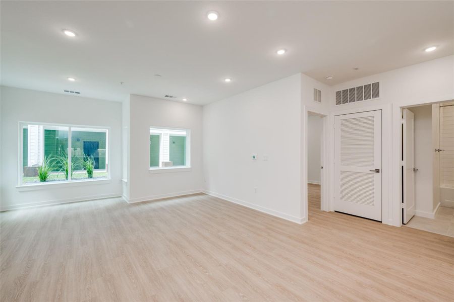 Spacious, unfurnished interior of a new home in , Austin (Image 12). Spacious, unfurnished interior of a new home in , Austin (Image 12).
