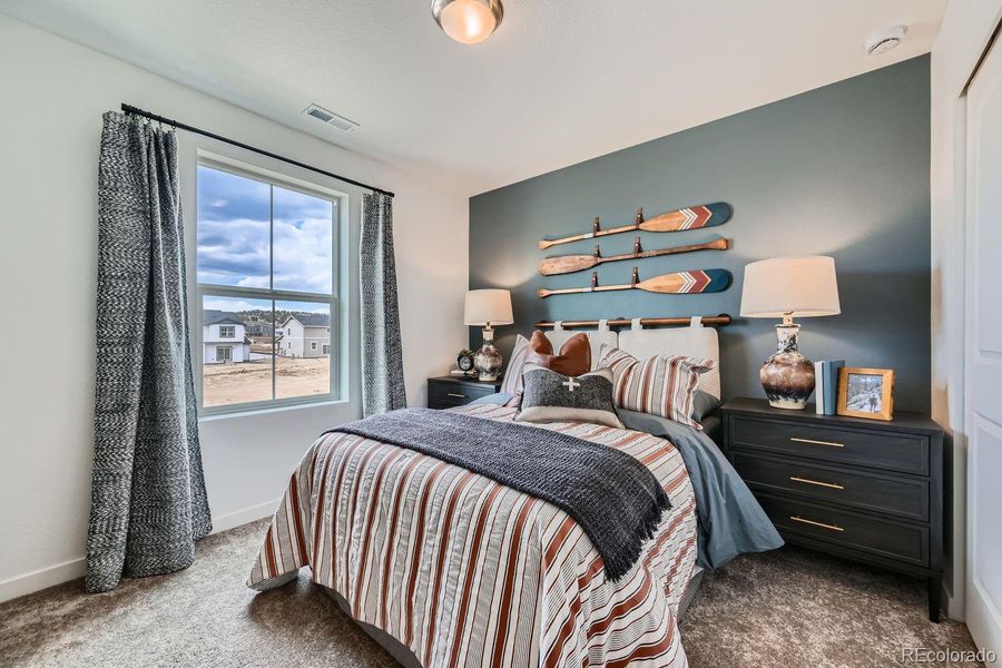 Furnished interior view inside a new home in Riano Ridge, Loveland (Image 6). Furnished interior view inside a new home in Riano Ridge, Loveland (Image 6).