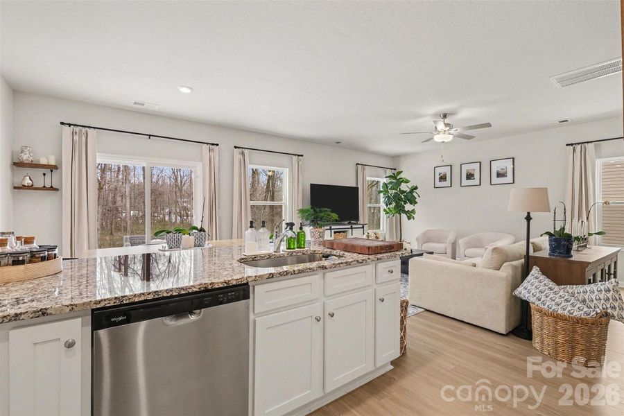 Furnished interior view inside a new home in , Gastonia (Image 13).