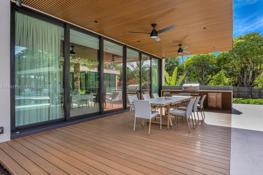 Exterior details and patio area of a home in , Pinecrest (Image 30). Exterior details and patio area of a home in , Pinecrest (Image 30).