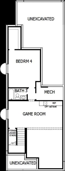 2D floor plan layout of this home in Revel Crossing at Wolf Ranch – The Outlook Collection, Colorado Springs, CO (Image 5). 2D floor plan layout of this home in Revel Crossing at Wolf Ranch – The Outlook Collection, Colorado Springs, CO (Image 5).