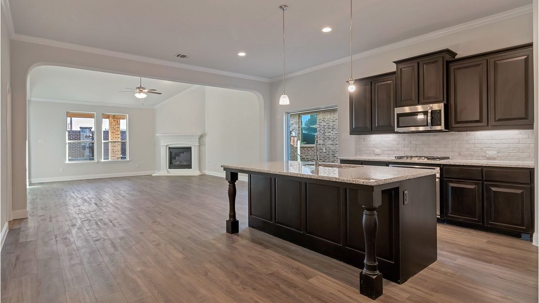 Furnished interior view inside a new home in Morningstar, Aledo (Image 18).