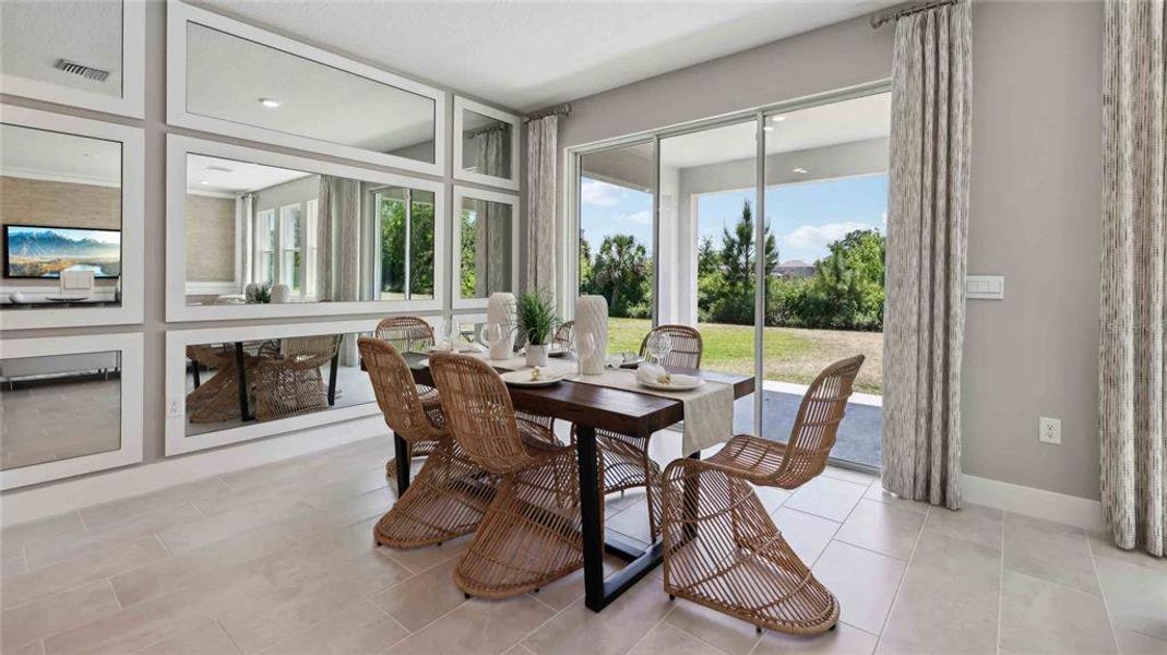 Furnished interior view inside a new home in Waterford, Brooksville (Image 23).
