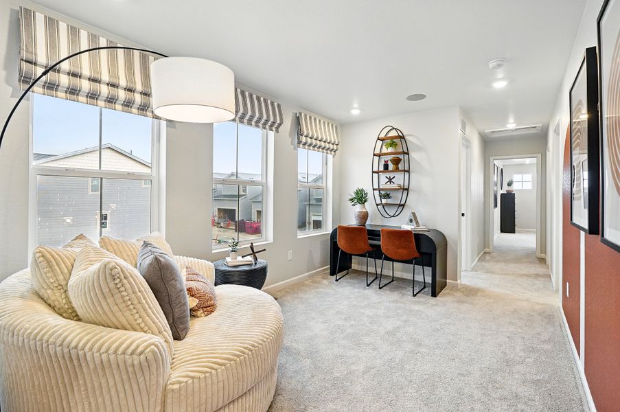 Furnished interior view inside a new home in Parterre, Thornton (Image 8).