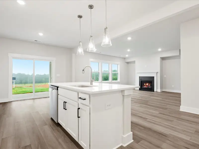 Furnished interior view inside a new home in Cedar Shoals - Signature Collection, Piedmont (Image 6). Furnished interior view inside a new home in Cedar Shoals - Signature Collection, Piedmont (Image 6).
