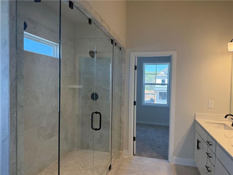 Furnished interior view inside a new home in Rosewood Lake Estates, Hoschton (Image 8).