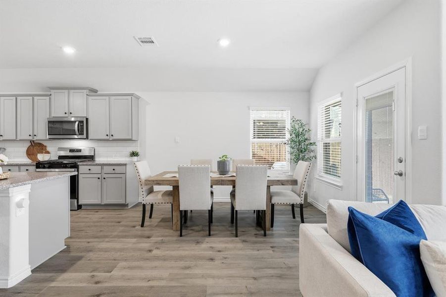 Furnished interior view inside a new home in , Aubrey (Image 13).