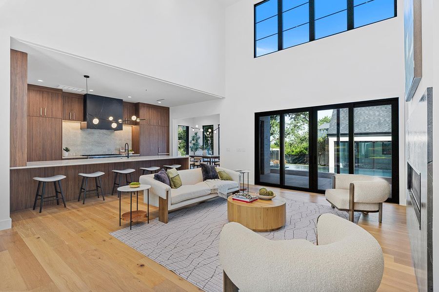 Dramatic great room will take your breath away daily! Dramatic great room will take your breath away daily!