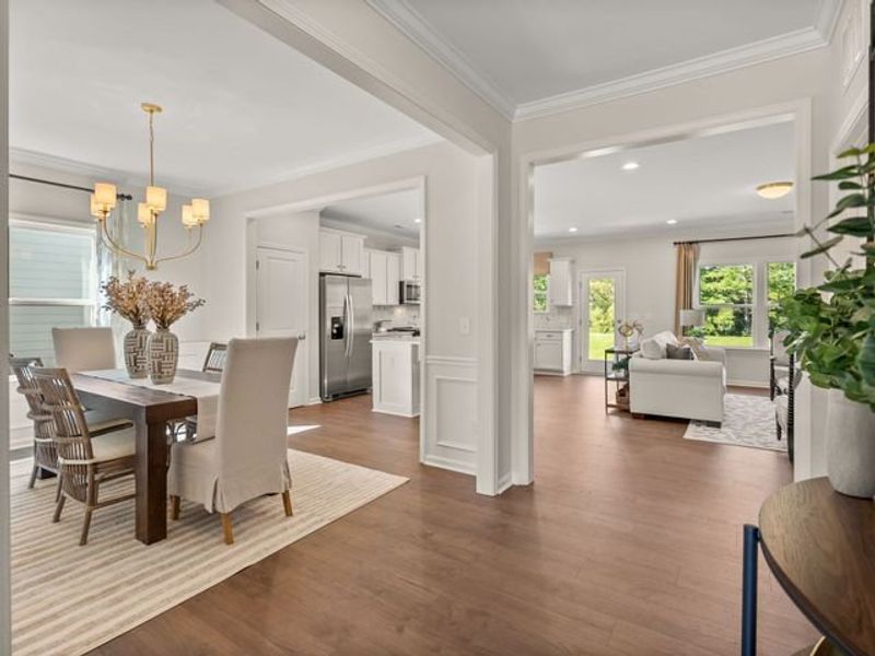 Representative furnished interior of a home built from the Declan by True Homes in Benson Village, Benson (Image 7).