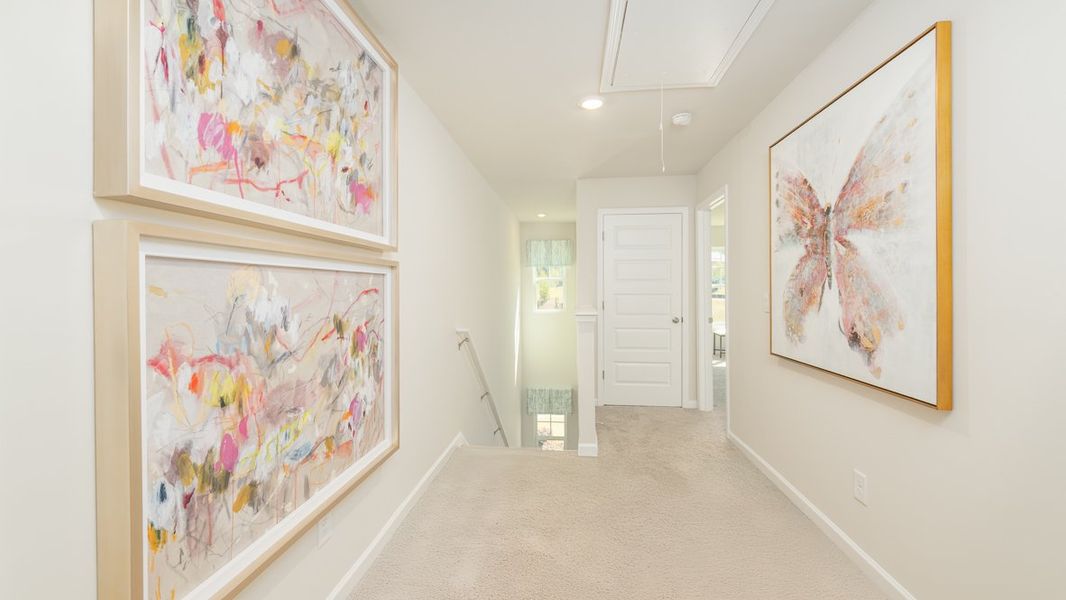 Representative unfurnished interior of a home built from the Pearson by D.R. Horton in Young's Crossing, Stone Mountain (Image 21). Representative unfurnished interior of a home built from the Pearson by D.R. Horton in Young's Crossing, Stone Mountain (Image 21).