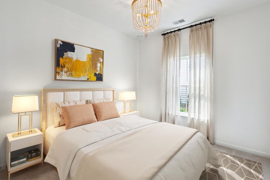 Furnished interior view inside a new home in Sweetgrass at Summers Corner, Summerville (Image 21).