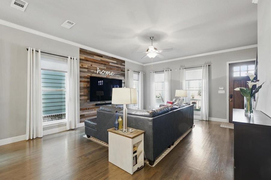 Furnished interior view inside a new home in , McKinney (Image 6).