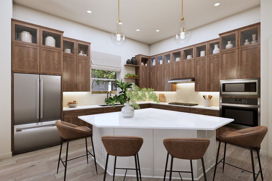 The Tulip - Optional Cooktop Kitchen