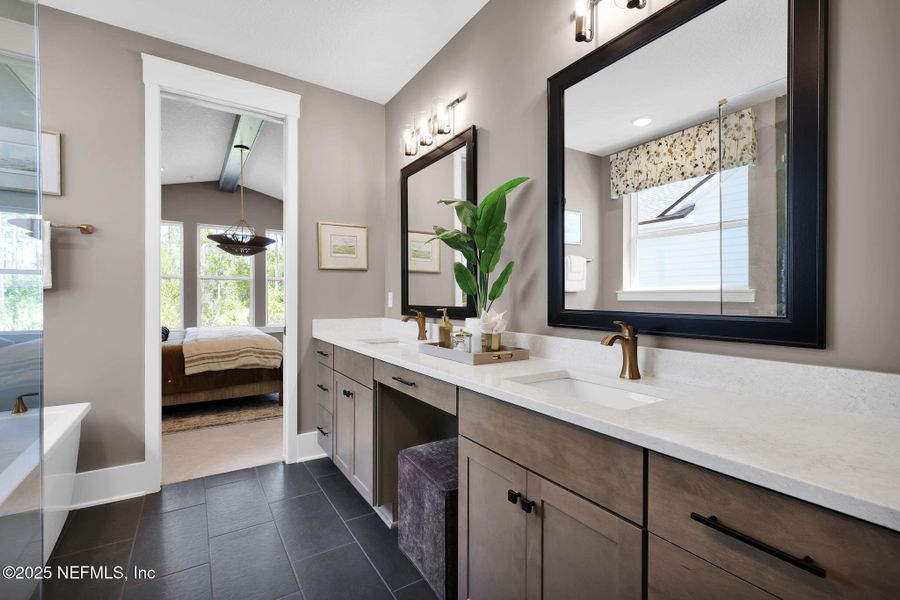 Furnished interior view inside a new home in , Ponte Vedra (Image 42). Furnished interior view inside a new home in , Ponte Vedra (Image 42).