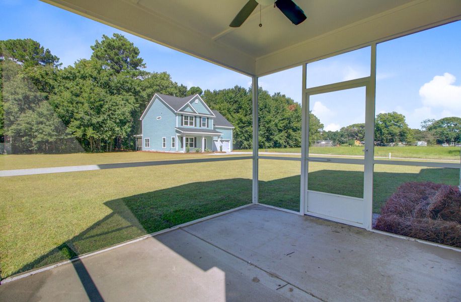 Exterior details and patio area of a home in , Charleston (Image 16).