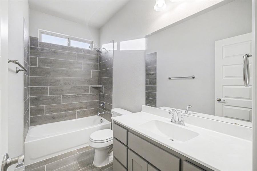 Furnished interior view inside a new home in Courts Of Bonnie Brae, Denton (Image 14). Furnished interior view inside a new home in Courts Of Bonnie Brae, Denton (Image 14).