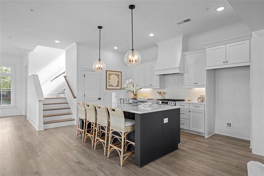Furnished interior view inside a new home in Foxhall Residences, Douglasville GA, Douglasville (Image 9).