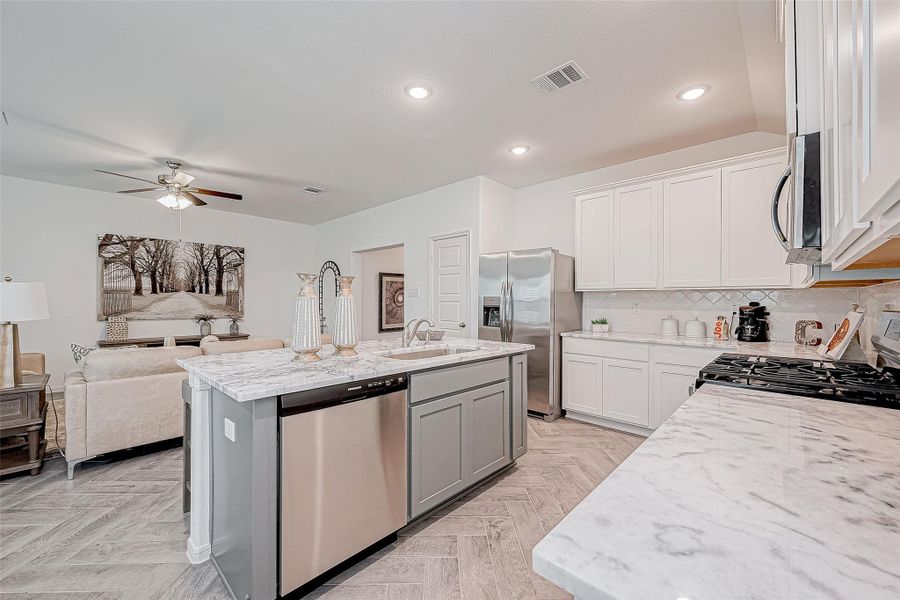 Furnished interior view inside a new home in Splendora Fields, Splendora (Image 18).