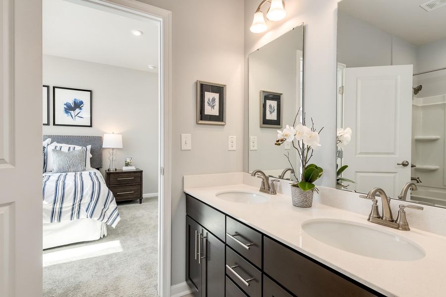 Furnished interior view inside a new home in Cainhoy Preserve, Huger (Image 14).