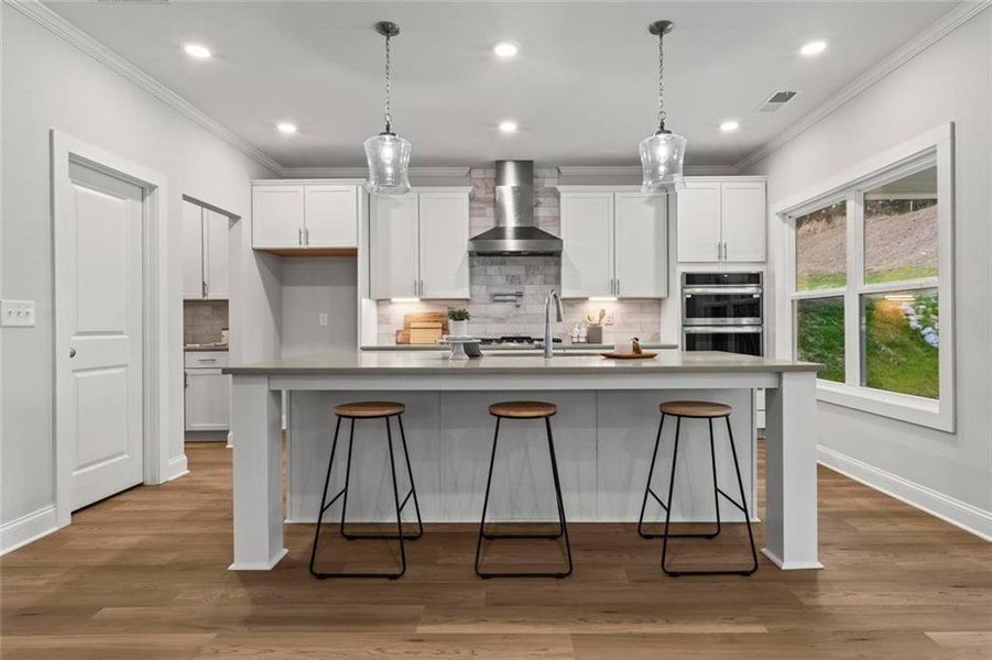Furnished interior view inside a new home in , Dallas (Image 29).