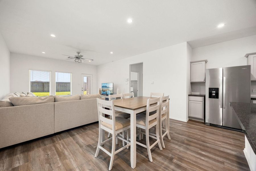 Furnished interior view inside a new home in Breckenridge Forest, Spring (Image 14).