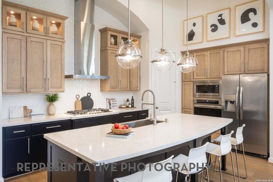 Furnished interior view inside a new home in The Ranches at Creekside, Boerne (Image 18).