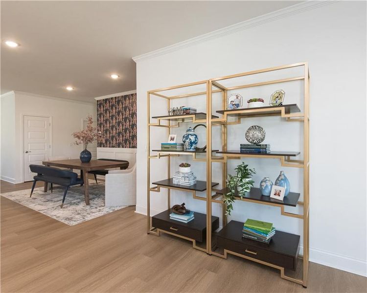 Furnished interior view inside a new home in Cooper's Walk, Loganville (Image 7).