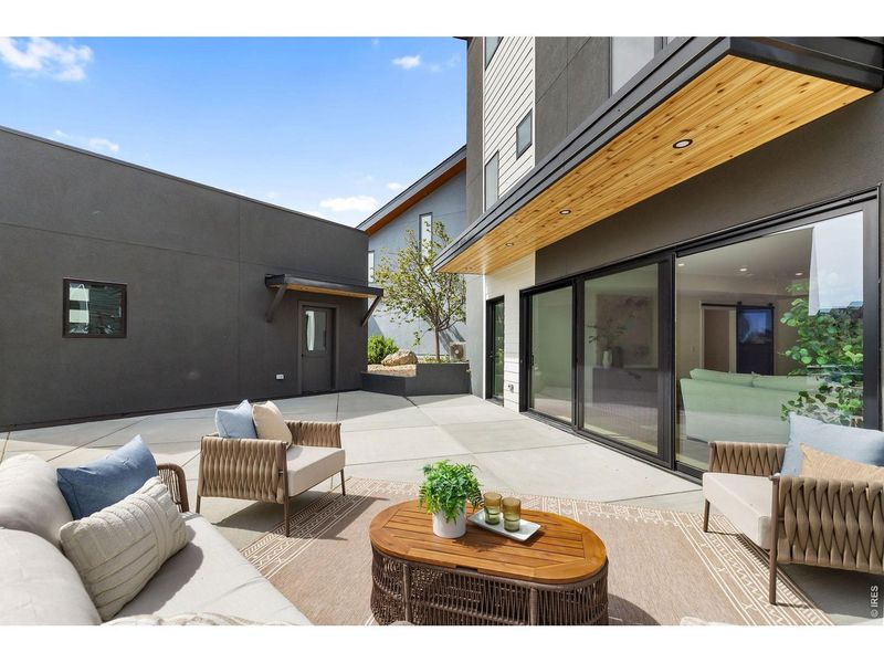 Exterior details and patio area of a home in , Boulder (Image 3).
