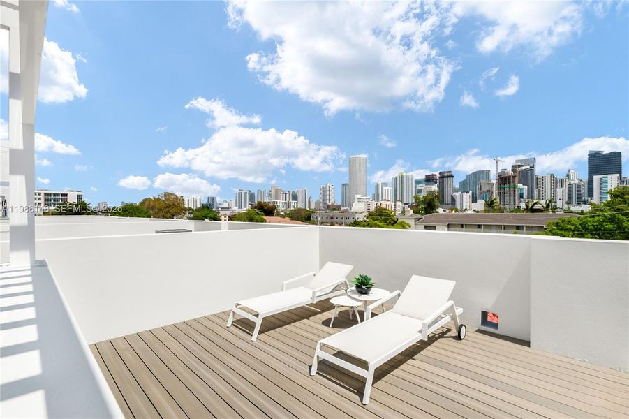 Exterior details and patio area of a home in , Miami (Image 15). Exterior details and patio area of a home in , Miami (Image 15).